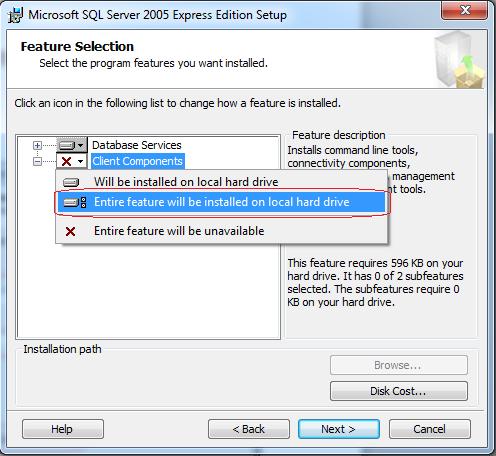 Δηθφλα 187: Πιήξεο εγθαηάζηαζε SQL Server ηελ επφκελε νζφλε ζα νξίζνπκε ην