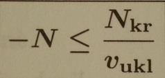 105 (Tetmajerjeva formula): - Za λ <50: (v tem primeru palica doseže mejo plastičnosti, kot pa se ukloni).