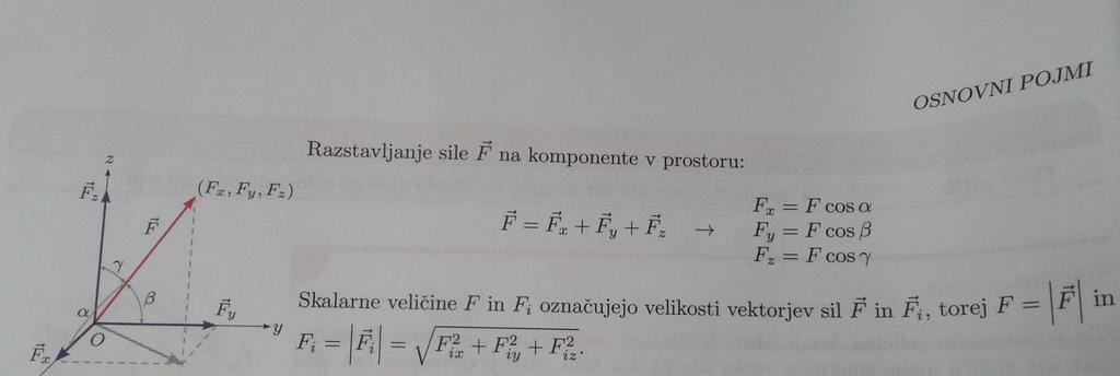 2. Newtonov zakon Rezultanta zunanjih sil, ki delujejo na telo je enaka spremembi gibalne količine masnega središča S v enoti časa.