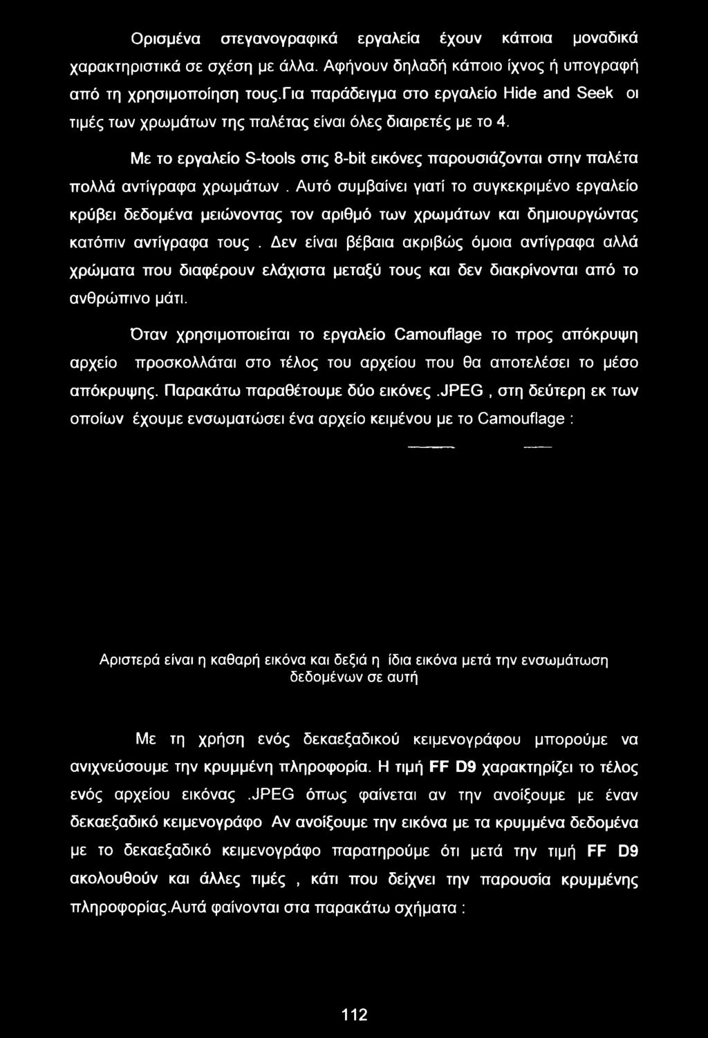 Αυτό συμβαίνει γιατί το συγκεκριμένο εργαλείο κρύβει δεδομένα μειώνοντας τον αριθμό των χρωμάτων και δημιουργώντας κατόπιν αντίγραφα τους.