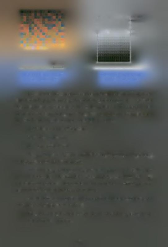 Παλέτα για έγχρωμη 8-bit εικόνα (256 χρώματα) Παλέτα για 8-bit grayscale εικόνα (256 χρώματα) Εκτός από το RGB, υπάρχει και το μοντέλο YCbCr, όπου διακρίνουμε το στοιχείο Υ της φωτεινότητας -