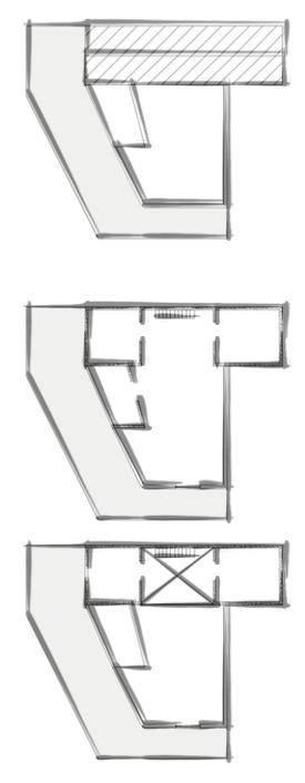 [06] Τυπολογία 01 Κατοικία 01 - ρχοντικό με υλή και Ημιυπαίθριο Χώρο Πάνοψη Ισόγειο Στην είσοδο της κατοικίας βρίσκεται ο υπαίθριος χώρος.