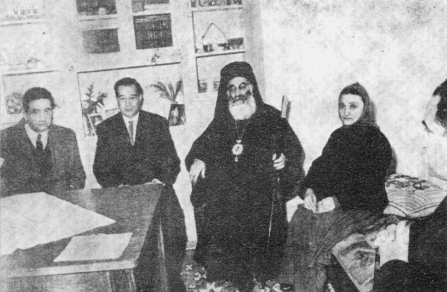Ὁ Σεβασμιώτατος Μητροπολίτης Μυτιλήνης Ἰάκωβος ἐν μέσῳ