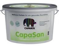 ab Ειδικά προϊόντα - Καθαρή & υγιεινή ατμόσφαιρα CAPASAN (*) 1 Πιστοποιημένο πλαστικό χρώμα με φωτοκαταλυτική δράση.