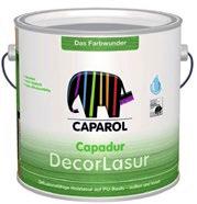 Dry Coating suitable for Βερνίκια CAPADUR DECORLASUR 4 ΑΧΡΩΜΟ Οικολογικό πολυουρεθανικό βερνίκι νερού εμποτισμού, κατάλληλο για εσωτερική και εξωτερική χρήση.
