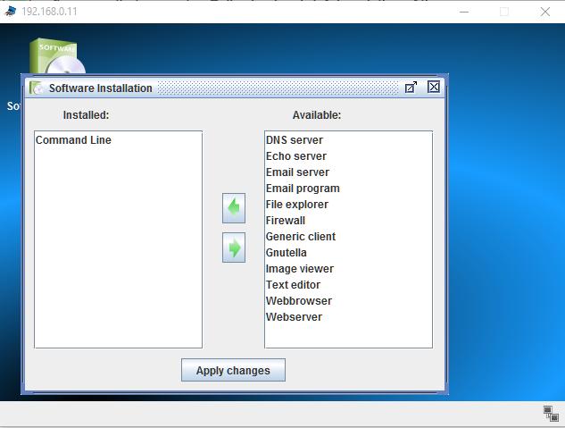 εφαρμογζσ ςυςτιματοσ File Explorer: Θ ςυγκεκριμζνθ εφαρμογι επιτρζπει τθν αντιγραφι πραγματικϊν αρχείων ςε ζνα εικονικό υπολογιςτι ςτο Filius Command Line: Επιτρζπει το χειριςμό του εικονικοφ
