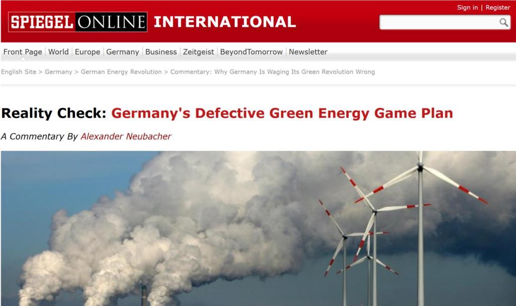 Πόσο καλό έκανε η πολιτική αυτή στην ευρωπαϊκή οικονομία αλλά και στην ανανεώσιμη ενέργεια; (3) http://www.spiegel.