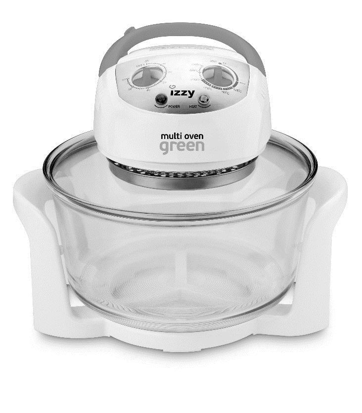 18 Parts of the Appliance 1 3 4 5 6 7 2 1. Adjustable thermostat: Allows you to program different temperatures for baking, defrosting etc. 2. Motor: Evenly distributes air for baking. 3. Handle 4.