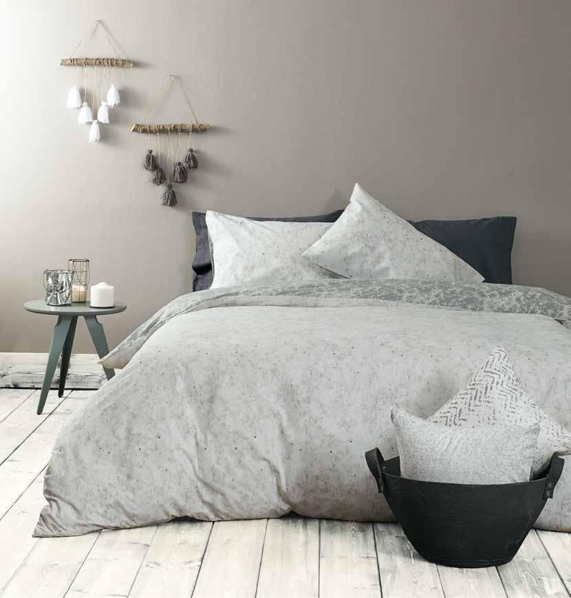 Carrara Gray BED LINEN 100% Cotton - 144 T.C. Σετ σεντόνια μονά (2 x