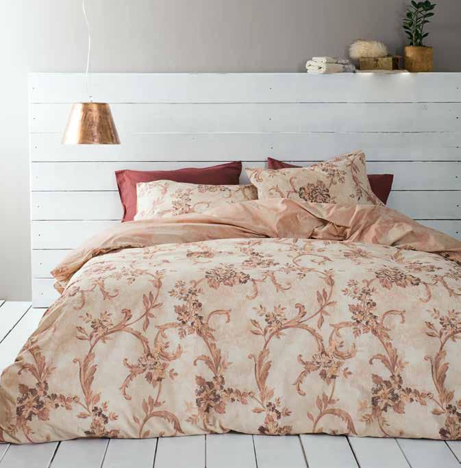 Segovia Beige BED LINEN 100% Percale Cotton -