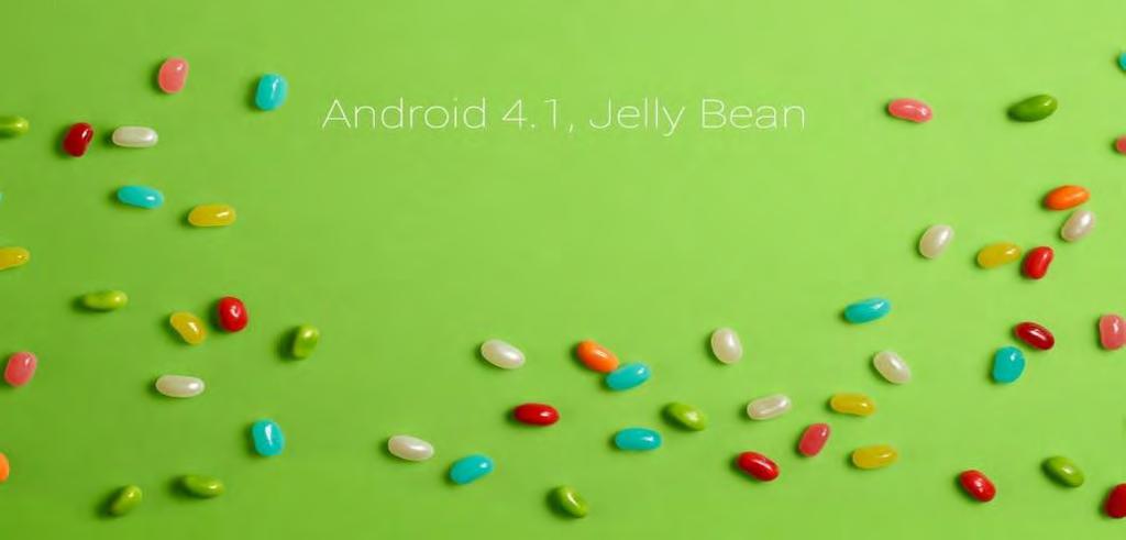 1.3.7 Android 4.0 Ice Cream Sandwich (API level 15) Παρουσιάστηκε στις 16 Δεκεμβρίου του 2011. Το Ice Cream Sandwich, έφερε πραγματικά τεράστια ανανέωση στον σχεδιασμό του Android με το Holo UI.