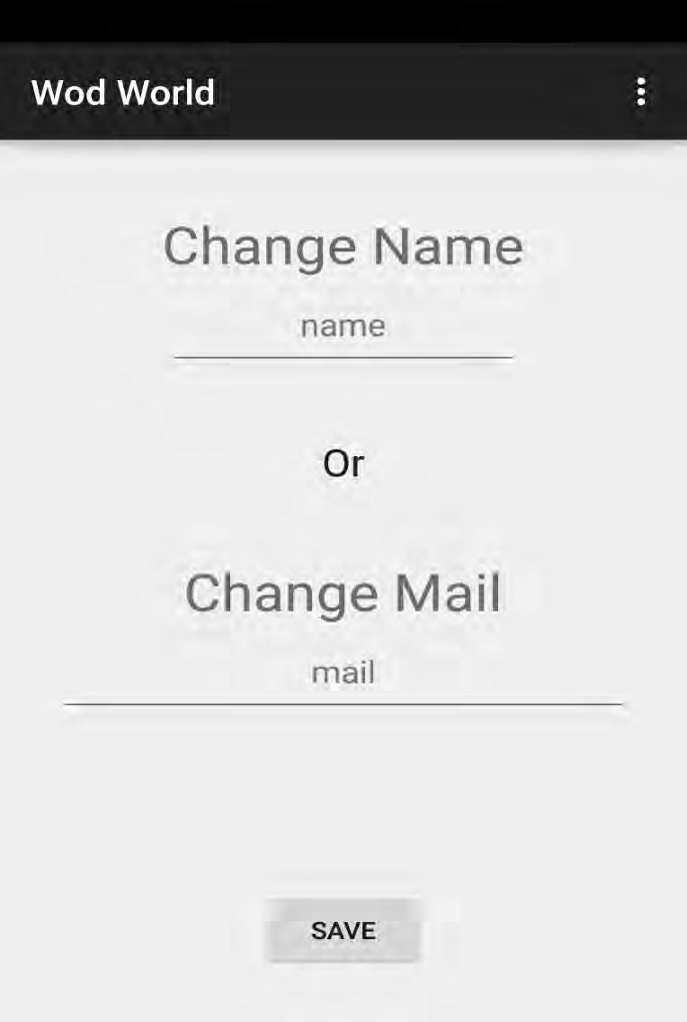 3.3 Action bar Από συγκεκριμένα layout στην εφαρμογή έχουμε πρόσβαση στην action bar η οποία έχει δύο επιλογές. Είναι η ΕΧΙΤ και η Change ID.