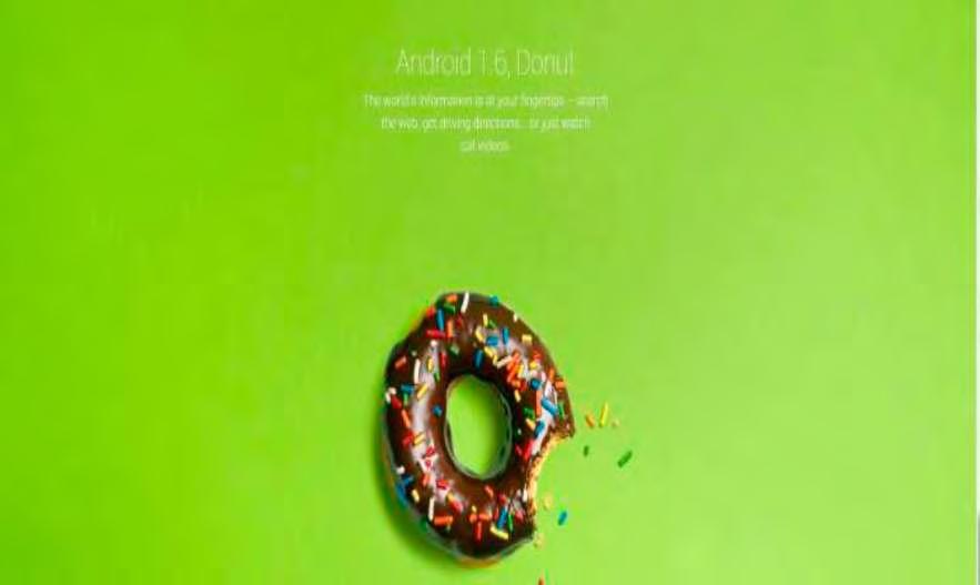 6 Donut (API level 4) Παρουσιάστηκε στις 15 Σεπτεμβρίου του 2009.