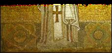All join to praise this holy feast, beholding the Godhead here on earth, and man in heaven. He Who is above, now for our redemption dwells here below; and he that was lowly is by divine mercy raised.
