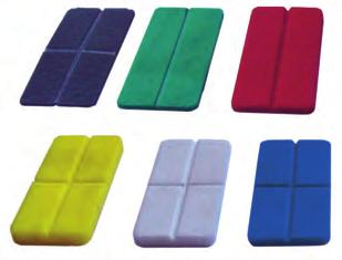 ΠΛΣΤΙΚA ΤΚΚΙA ΥΛΟΠΙΝΚΩΝ PLASTIC WEDGE FOR GLASSES