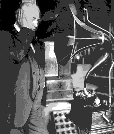 Φωνογράφος-γραμμόφωνο-πικαπ Κατασκευάστηκε από τον Αμερικανό Τόμας Έντισον το 1877.