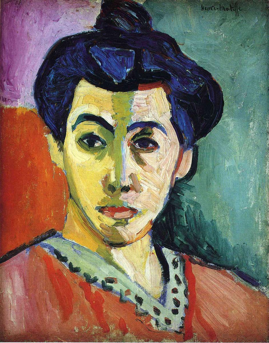 Прилог 1: Анри Матис, Портрет госпође Матис, 1905, уље на платну 94 94 Извор: http://uploads8.wikiart.