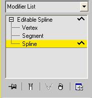 επεξεργάσιµες καµπύλες Spline (Editable spline) έτσι επιλέγοντας τα όλα µαζί και κάνοντας δεξί κλικ πάµε Convert to -> Editable Spline.