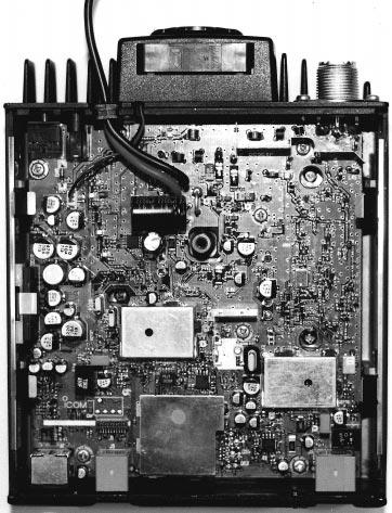 IC (IC: TAS0F) VHF st mixer (Q: SK) AF amplifier (IC: LA) V-VCO circuit VHF FM IF IC* (IC: TAFN) UHF antenna switch (D*, D, D, D) UHF APC DET* (D, D: R0F) UHF power module* (IC: SC-) UHF st mixer