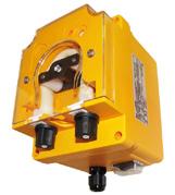 Peristaltic pumps for laundry machines.