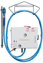 Washer disinfection device
