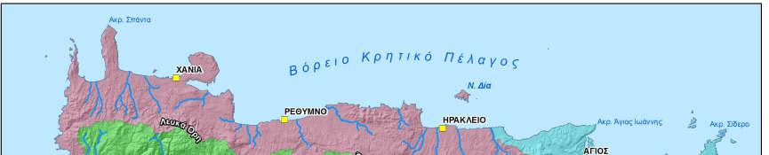 Υπουργείο Περιβάλλοντος & Ενέργειας Ειδική Γραμματεία Υδάτων Κατάρτιση της 1 ης Αναθεώρησης του Σχεδίου Διαχείρισης Λεκανών Απορροής Ποταμών του ΥΔ Κρήτης (EL 13) 1.2 Σύντομη Περιγραφή του Σχεδίου 1.