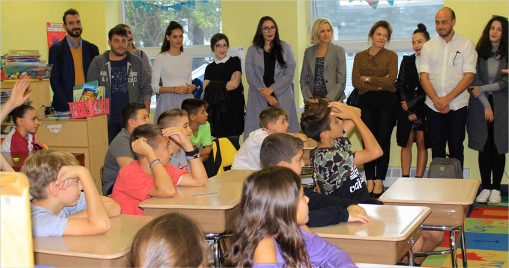 HC Greek-Afternoon School graciously hosted the «Skyros Project» on Monday, October, 23, 2017 The «Skyros Project» is an innovative environmental communication approach that was inspired by the