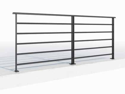 Reliable safety Fusion line railings perform extremely well, providing utmost safety and protection.