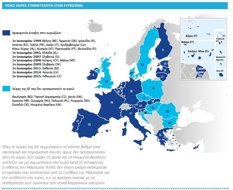 Εικόνα 1: Χϊρεσ που ςυμμετζχουν ςτθν Ε.Ε. Ρθγι: Ευρωπαϊκι Επιτροπι/ Οικονομικζσ και