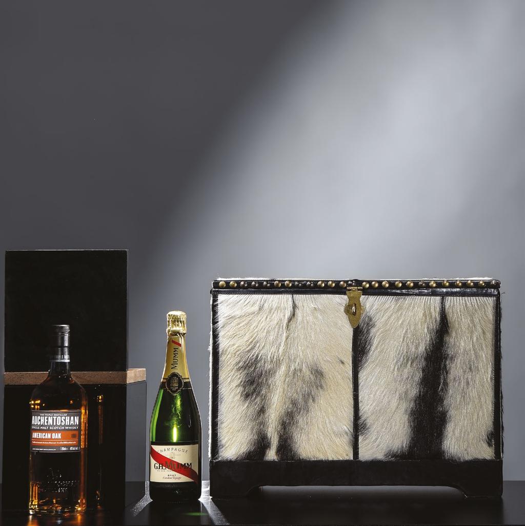 12 13 #1810A Armand De Brignac Brut Gold 0.75lt Pony Skin Chest #1809A 1b. Mumm Gordon Rouge 0.