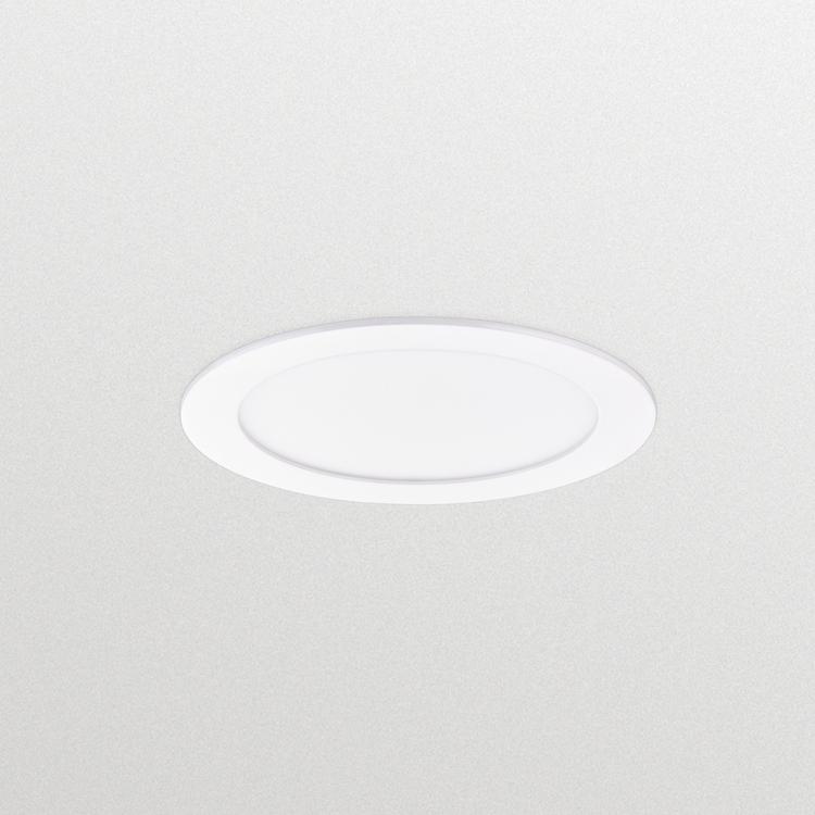 CoreLine SlimDownlight Εφαρμογή Γενικός φωτισμός σε διαδρόμους Καταστήματα Χώροι υποδοχής Εσωτερικοί χώροι κυκλοφορίας Χαρακτηριστικά Τύπος DN135B (έκδοση με εσοχή) Εύρος θερμοκρασιών DN135C (Έκδοση