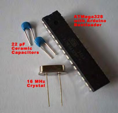 Στη πράξη Ας τα βάλουμε όλα μαζί για να τρέξει το sketch Arduino Blink για το μικροελεγκτή από μόνο του. Πρώτα θα πρέπει να προγραμματίσετε τσιπ μικροελεγκτή σας.