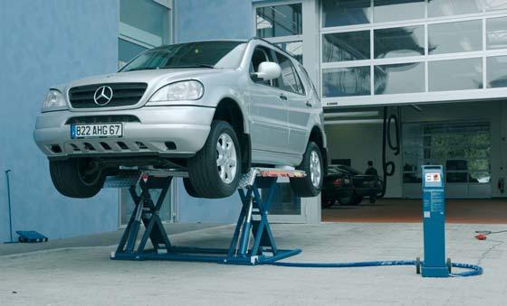 ZDVIHÁKY nízkozdvižné Nízkozdvižný zdvihák SPRINTER EXPRES MOBIL II / NT - hydraulický zdvihák, bez elektriky a tlakového vzduchu na zdviháku - veľmi tichý