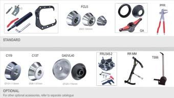 ALU, 2 ALU-P, 3 pre motocykle, programy Shift Plane, Hidden weight, Split - nožná brzda, stabilizačná noha pre veľké kolesá - programy Shift Plane, Hidden weight, Split - optimalizačný program na