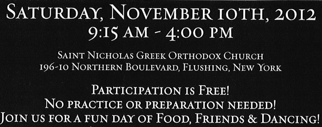 DIRECT ARCHDIOCESAN DISTRICT PARATHOSI 2012 A One Day Dance Workshop GOYA &
