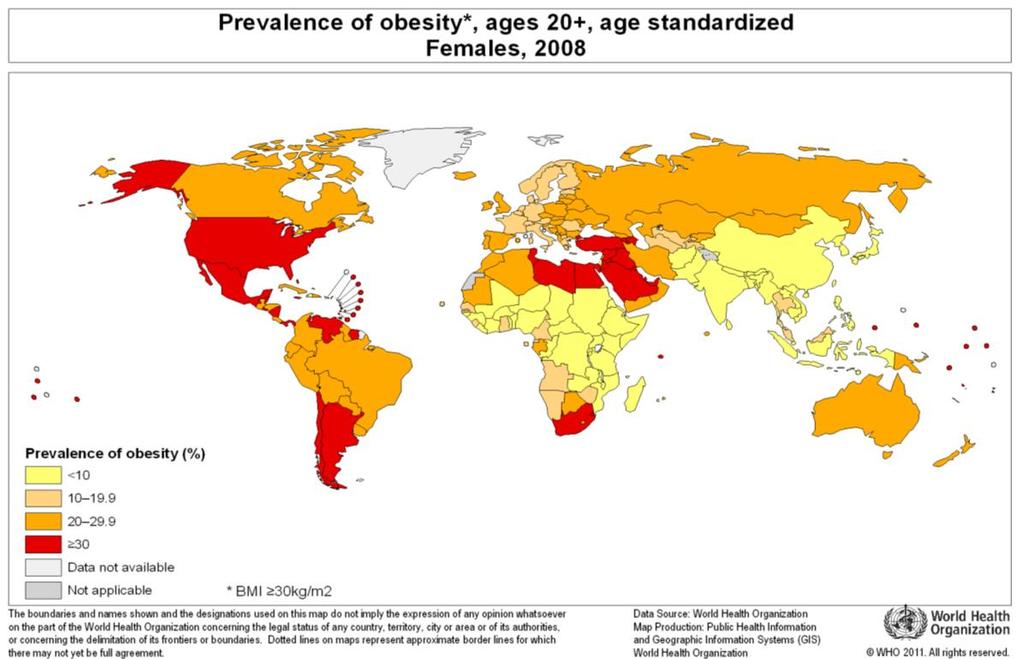 Μία από τις μεγαλύτερες αυξήσεις στην επίπτωση της παιδικής παχυσαρκίας, παρατηρήθηκε στην Κρήτη, όπου 15% των παιδιών 12 ετών είναι παχύσαρκα και 30% υπέρβαρα.