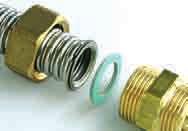 the couple of insulated corrugated steel pipe to the wall.