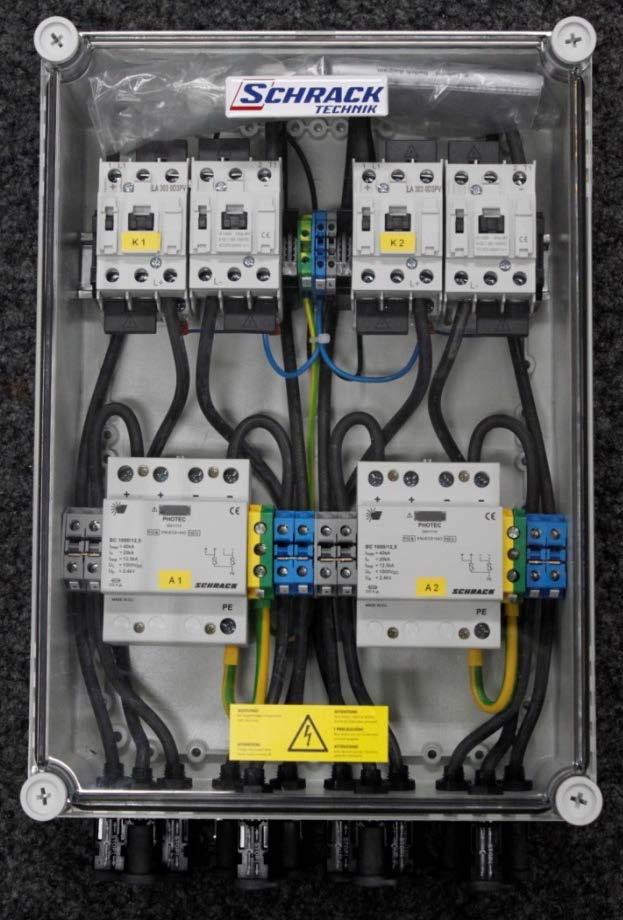 Combibox (SPD + DC kontaktor, IEC