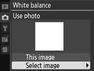 Αντιγραφή ισορροπίας λευκού από φωτογραφία Ακολουθήστε τα παρακάτω βήματα αν θέλετε αντιγράψετε μια τιμή για την ισορροπία λευκού από κάποια φωτογραφία στην κάρτα μνήμης.