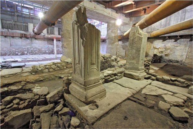 ΑΠΑΝΤΗΣΗ: Τα ευρήματα που βρέθηκαν με τις ανασκαφές του Μετρό κατατάσσονται από τον 4ο έως τον 6ο αιώνα.
