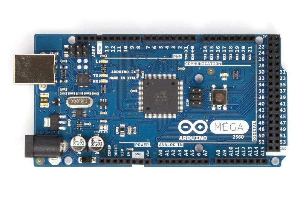 5.3 Vývojová doska Arduino MEGA 2560 [27] Vývojová doska bude použitá na riadenie každého boxu.