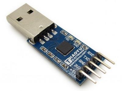 5.11 Prevodník USART-USB Na vytvorenie premostenia medzi mikrokontrolérom a aplikáciou v programe LabView slúži prevodník USART-USB (Obr.5.10).