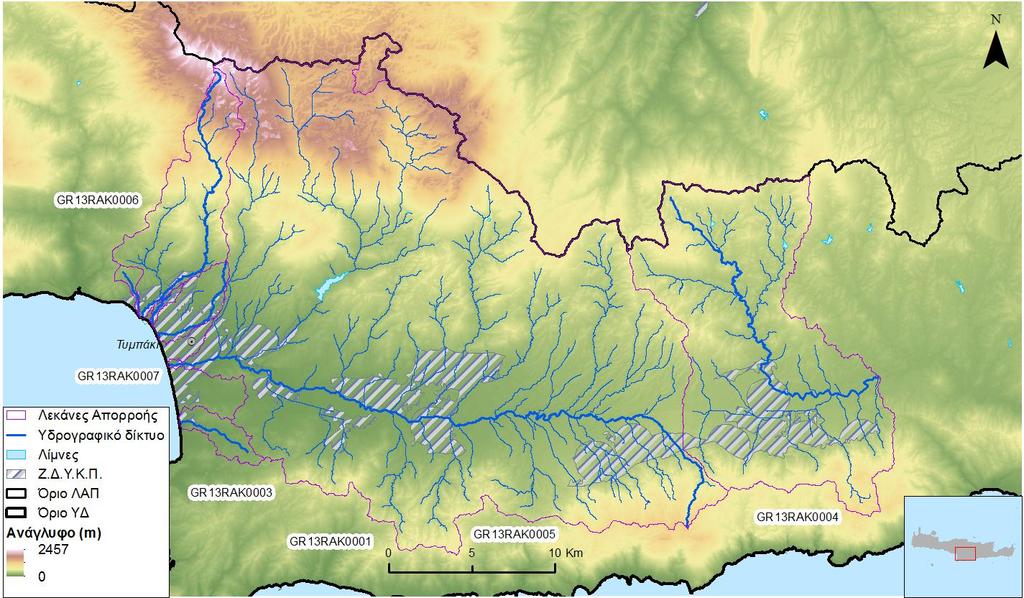 Οι ΖΔΥΚΠ «Μέσω ρούς Γερω-Ποτάμου περιοχή Πόμπιας» GR13RAK0001, «Μέσω ρούς Γερω-Ποτάμου περιοχή Αγ.