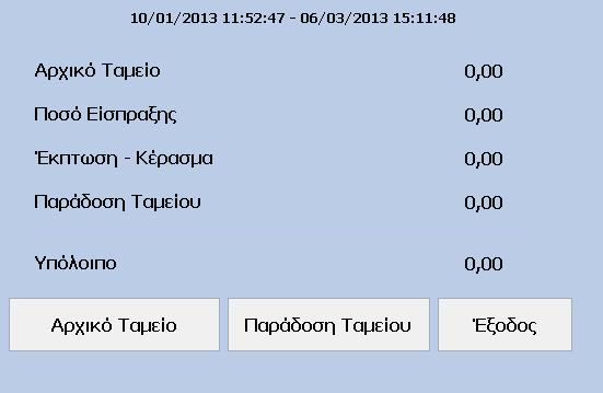 Food & Beverage Works 15 κατάσταση των πωλήσεών του πιέζοντας το πλήκτρο Εκτύπωση είτε να εµφανίσουµε στην οθόνη τα είδη που πωλήθηκαν πιέζοντας το πλήκτρο Οθόνη.
