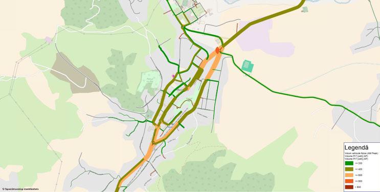 Figură 6-4 Afectarea traficului în scenariul