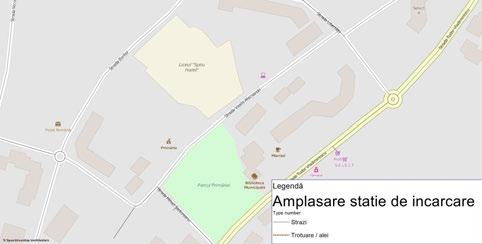 Lic. Spiru Haret Primarie Figură 9-8 Recomandare privind amplasarea stației de încărcare Masuri generale ce trebuie luate la nivelul Municipalitatii pentru realizarea si implementarea unui Plan de