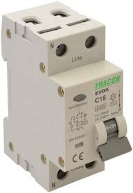 NAPRAVE MREŽNE INSTALAIJE EVOK kombinovane zaštitne sklopke EVO MODULARNI PROIZVODI 230 V A 10.000 20 35 7.5 4.000 1,5-25 -25..+40 690 V A.