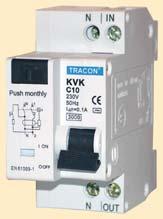 Automatski osigurači KVKVE Kombinovana zaštitna sklopka u širini 1 modula NAPRAVE MREŽNE INSTALAIJE 230 V A 20.000 20 35 7.5 4.000 1-16 690 V A.