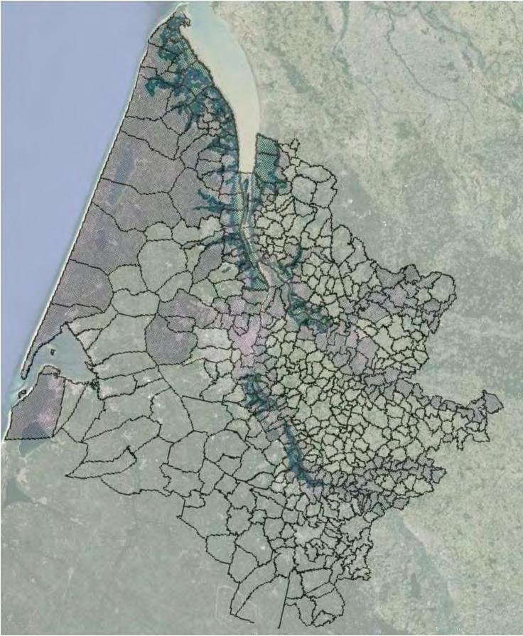 (Carte 6.5). Cependant, le Dossier Départemental des Risques Majeurs recense 229 communes concernées par le risque inondation (Carte 6.6, Tableau 3 en Annexe).