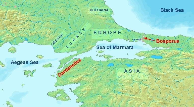Источни медитеран се састоји од више мора, међусобно